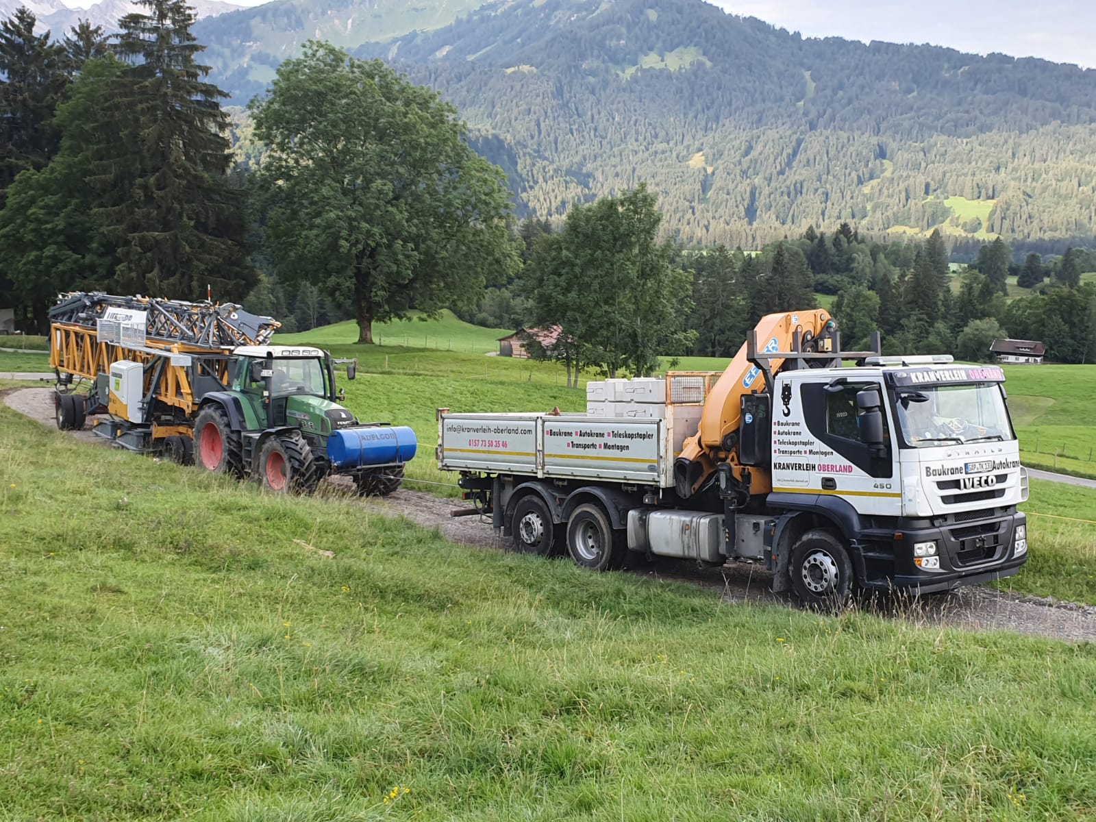 Liebherr 81K.1 höher als die Skisprungschanze in Oberstdorf