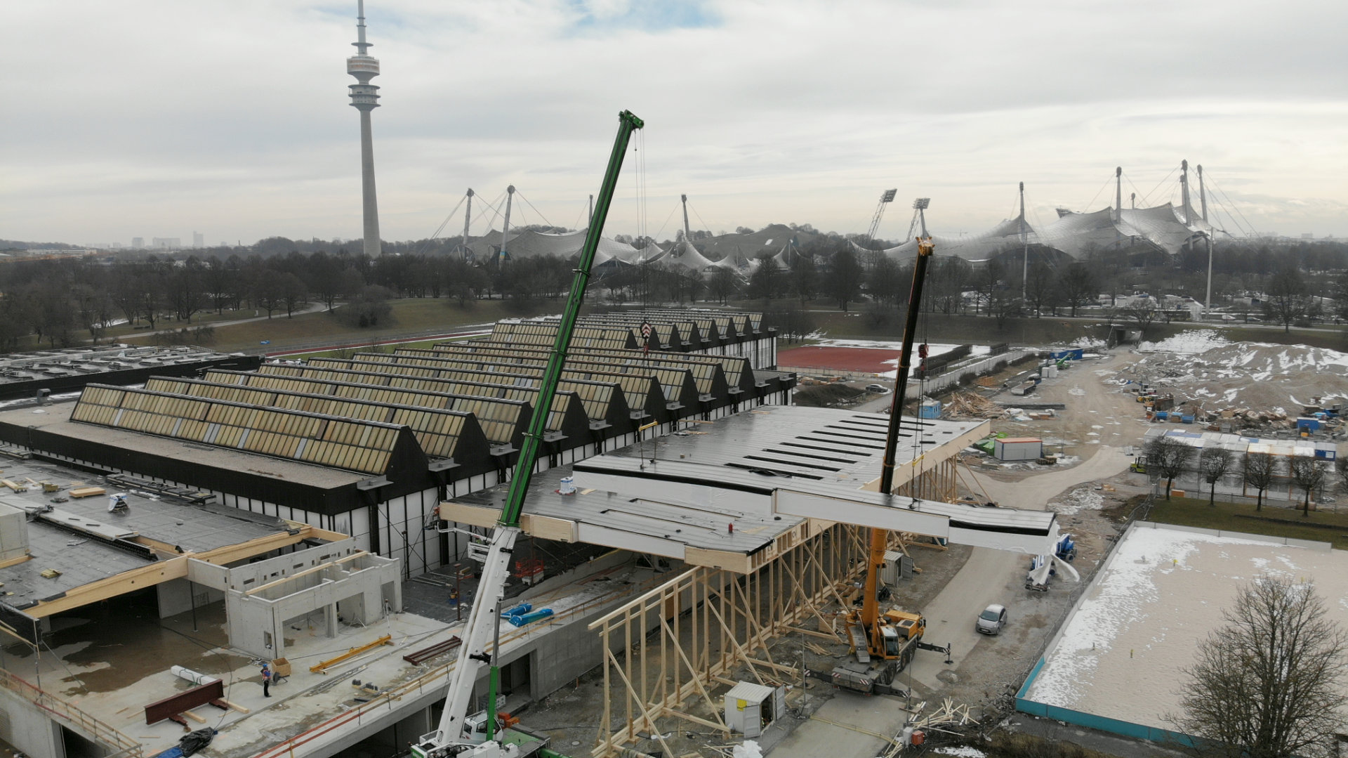 Tandemhub im Olympiapark München.