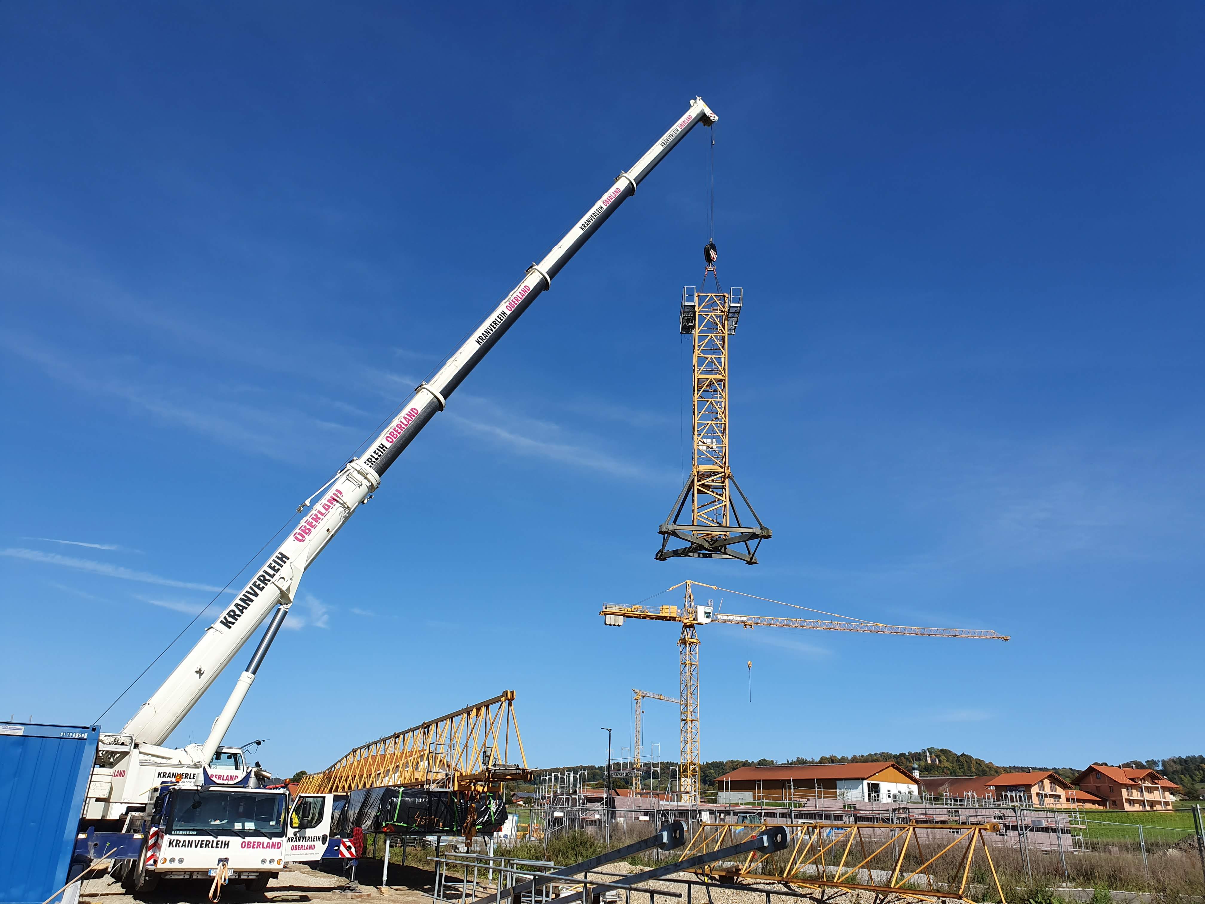 Baukranmontage inklusive Umbau in Pähl