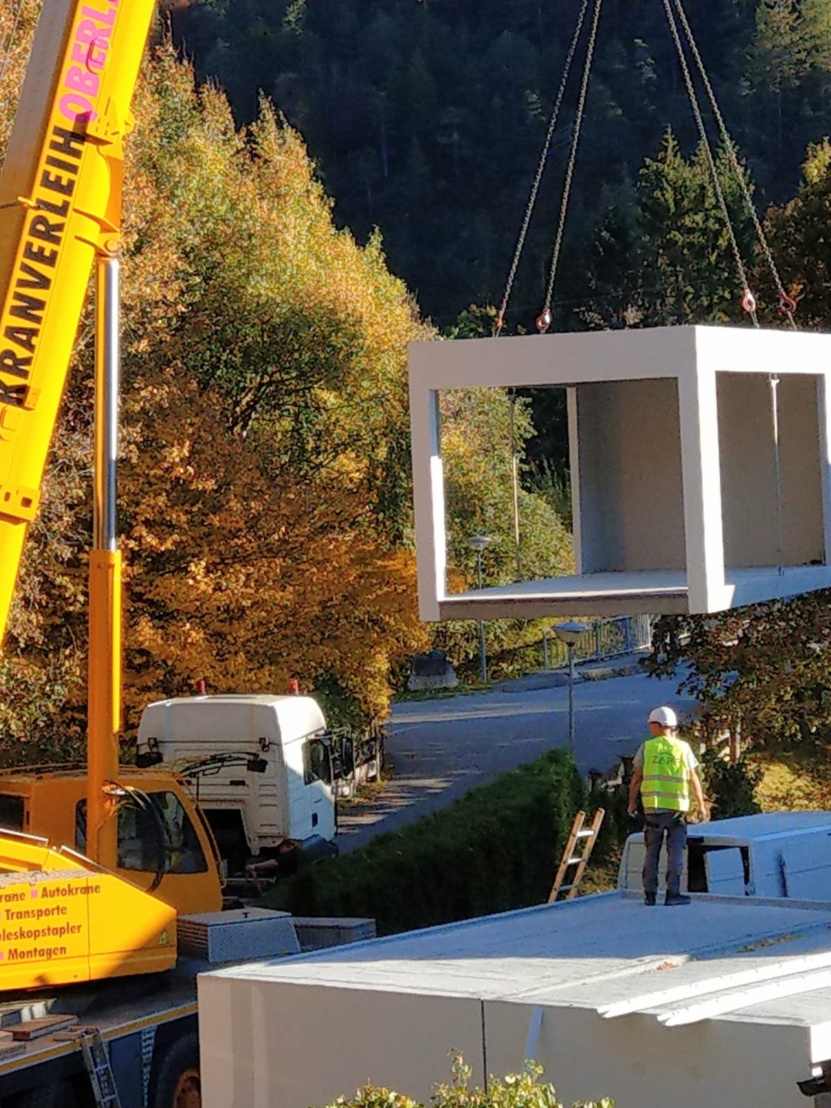 Autokraneinsatz in Scharnitz