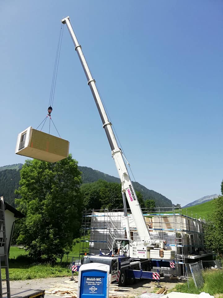 Autokraneinsatz in Vorarlberg Österreich