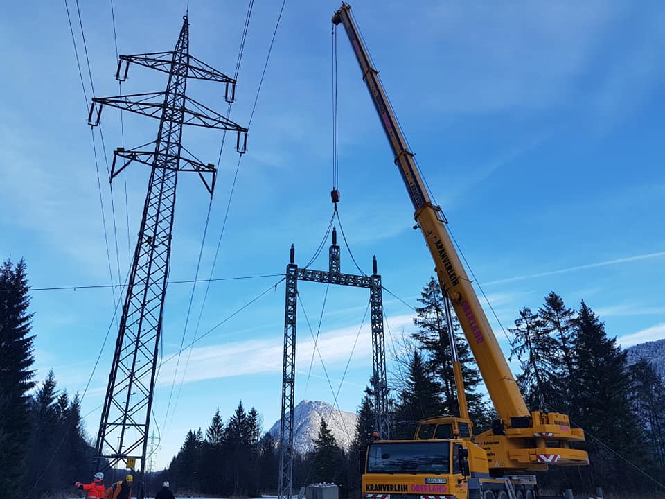 Autokraneinsatz in Garmisch-Partenkirchen